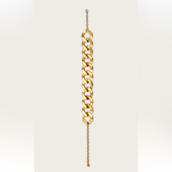 NEW Cult Gaia Dulce Choker Necklace Antique Brass - Picture 5 of 5